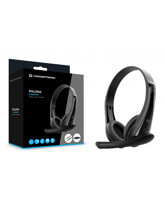 Conceptronic POLONA06B3T Stereo-Headset główny