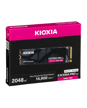 KIOXIA EXCERIA PRO G2        2TB M.2 2280 PCIe 5.0   LVE10Z2T04G8 nr 1