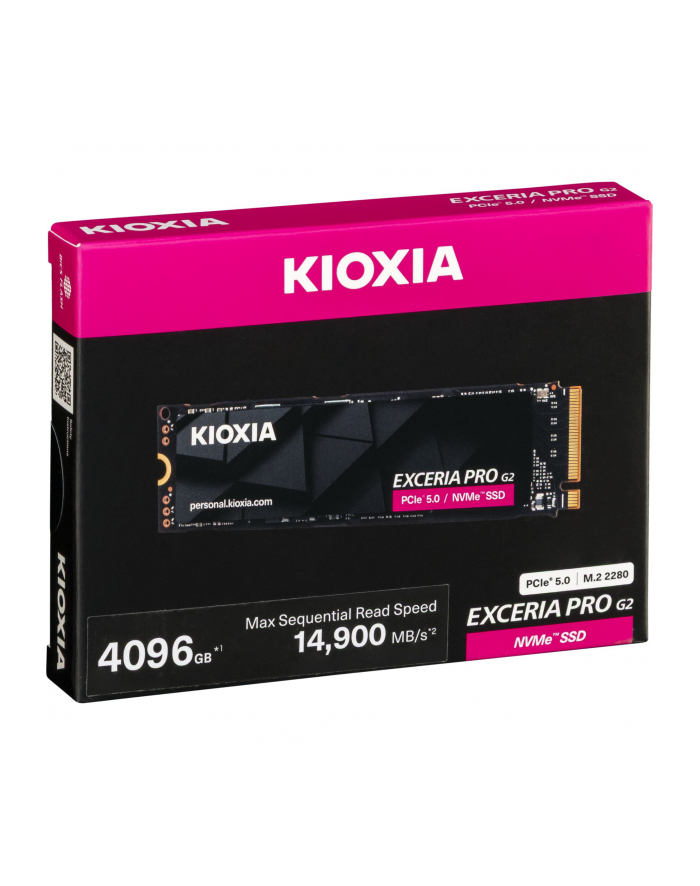 KIOXIA EXCERIA PRO G2        4TB M.2 2280 PCIe 5.0   LVE10Z4T09G8 główny