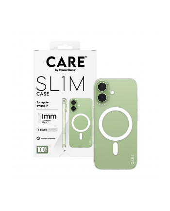 PanzerGlass CARE SL1M Case Transparent w. MagSafe iP 17