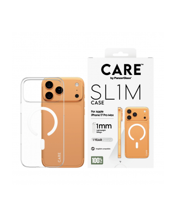 PanzerGlass CARE SL1M Case Transp. w. MagSafe iP 17 Pro nr 2