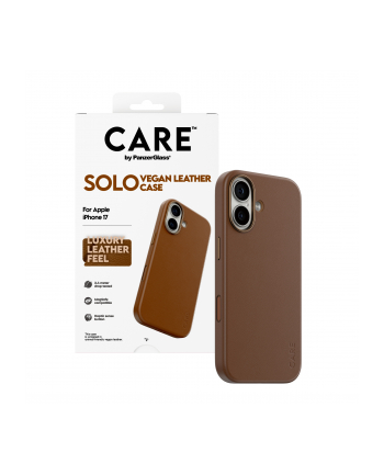PanzerGlass CARE Solo Case Brown iP 17