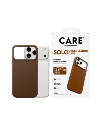 PanzerGlass CARE Solo Case Brown iP 17 Pro Max