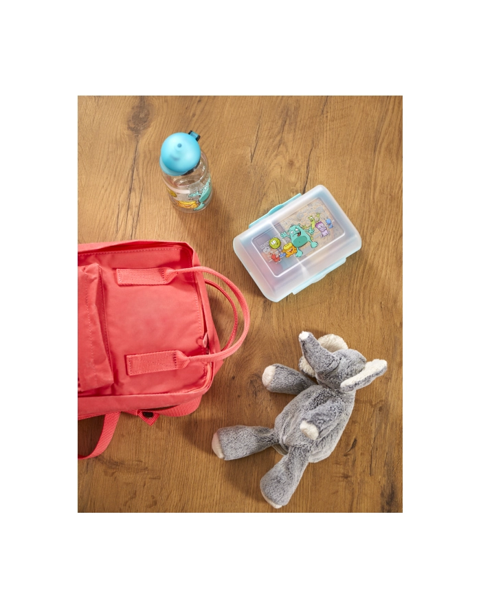 Emsa Kinder Set Trinkflasche 0,4l Bczerwonydose Monster 518138 główny