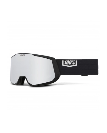 100% 100percent SNOW - SNOWCRAFT XL Black HiPER Silver Mirror