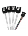 silverstone technology SilverStone adapter cable SST-CPS05-RE, mini-SAS SFF 8643 > 4x SATA light blue, 60cm - nr 9