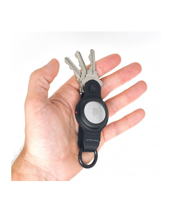 KeySmart AirTag Vegan Leather Case Air Black nr 2