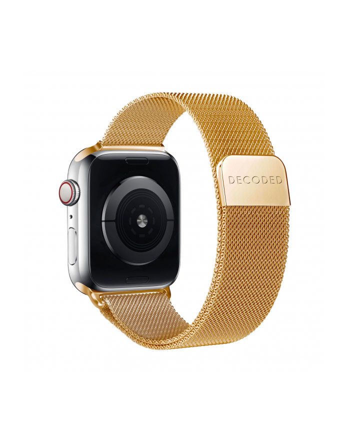 Decoded Milanaise Traction Strap 38/40/41/42mm Shiny Gold główny