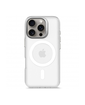 Decoded Recycled Plastic Backc. iPhone 16 Pro Transparent White