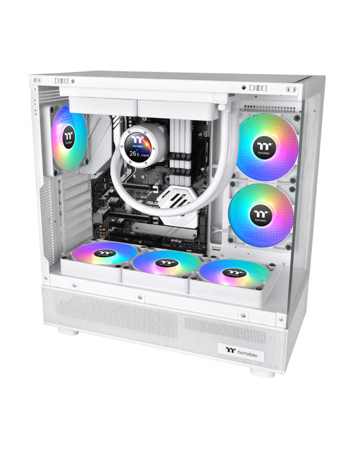 Thermaltake CT140 Reverse ARGB Sync PC Cooling Fan White 2 Pack główny