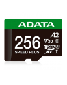 ADATA SPEED PLUS microSDXC 256 GB, memory card (UHS-I U3, Class 10, V30, A2) - nr 2
