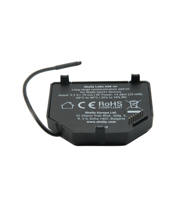 Shelly LoRa add-on, radio module black
