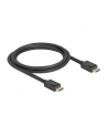 DeLOCK cable DisplayPort 2.1 male > DisplayPort male, 16K, 80 Gbps black, 1.8 meters - nr 1
