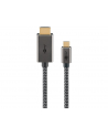 goobay USB textile adapter cable, USB-C plug > HDMI plug, 4K / 60Hz black/silver, 2 meters - nr 13