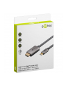 goobay USB textile adapter cable, USB-C plug > HDMI plug, 4K / 60Hz black/silver, 2 meters - nr 9