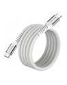 Nevox USB 2.0 cable, USB-C male > USB-C male 48V / 5A (BIAŁY, 1 meter, PD 3.1, charging with up to 240 watts, magnetically retractable) - nr 7