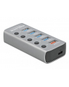 DeLOCK USB 3.2 Gen1 Hub + 4Po + SLK + USB-C - 63263 - nr 24