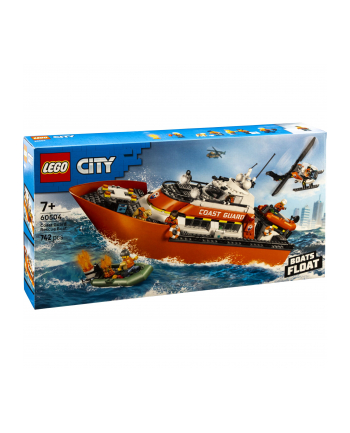 LEGO City 60504  Coast Guard Rescue Boat 'amp; Helicopter