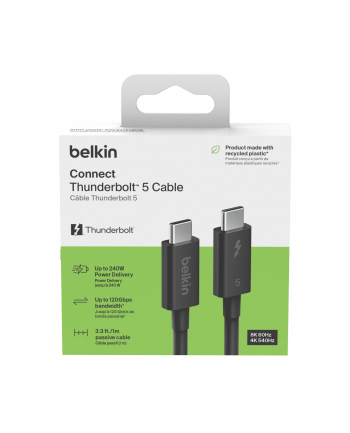 Belkin Thunderbolt 5 Kabel 1m passiv 80Gbps 240W  INZ005hq1MBK