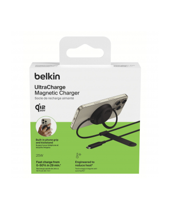 Belkin UltraCharge Ladepad Qi2 25W ohne Netzteil sw  WIA014hqBK