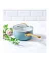 GreenPan Padova Reserve Stielkasserolle 18cm Himmelblau - nr 5