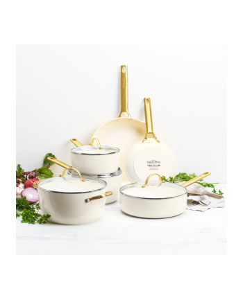 GreenPan Padova Reserve 6 Tlg Topf'amp;Pfannenset Creme nr 2