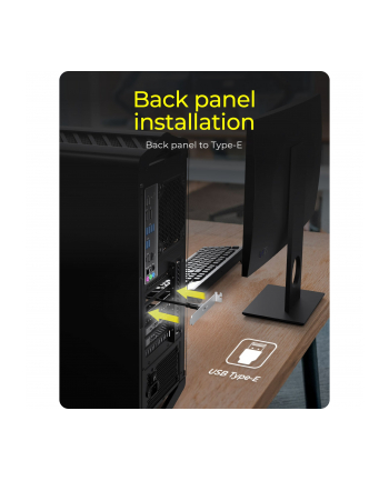 ICY BOX IB-AC553 Adapter USB-E zu USB-C 20Gbit/s