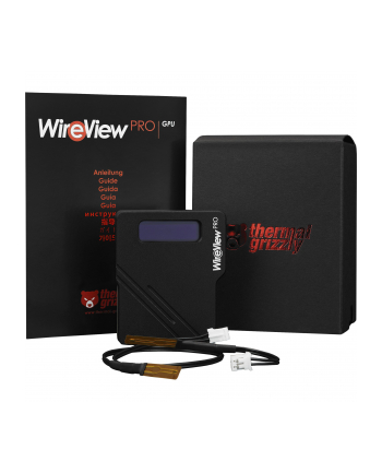 Thermal Grizzly WireView Pro GPU 1x12VHPWR 90°, Reversed, Gauge Black nr 2