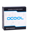 Alphacool Eiszapfen 16/10mm screw-in fitting, 90° czerwonyatable, G1/4, black connection, for soft tubing (PVC, silicone, neoprene) - nr 10