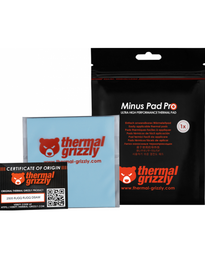 Thermal Grizzly Minus Pad Pro - 100x100x2.0mm główny