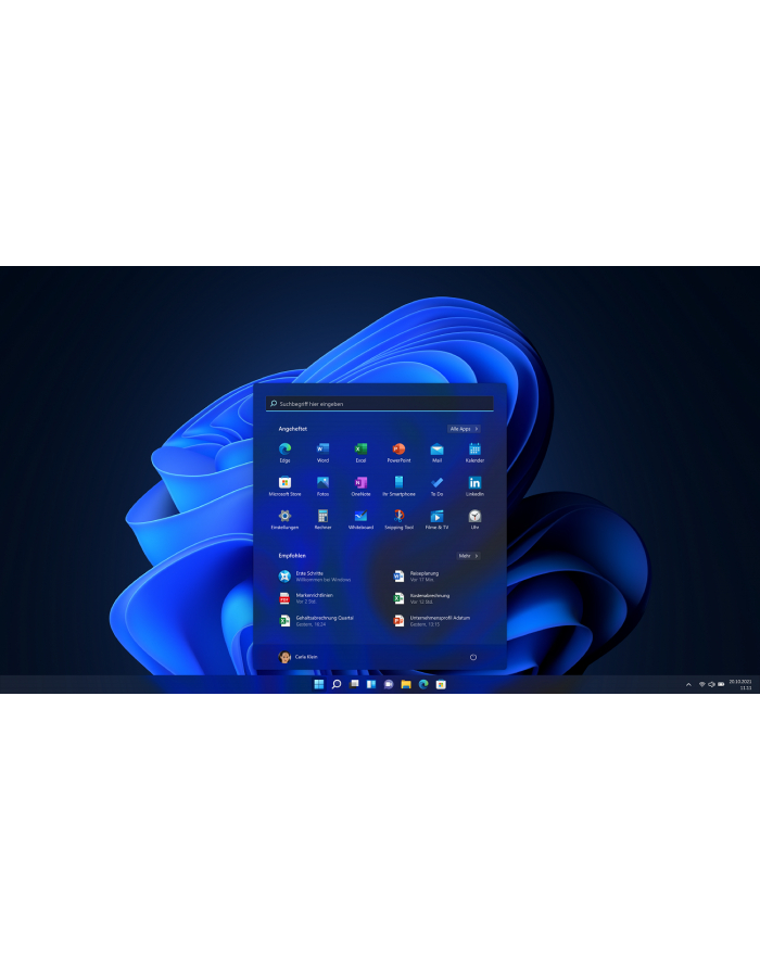 Microsoft Windows 11 Pro, operating system software 64-bit, German, USB stick główny
