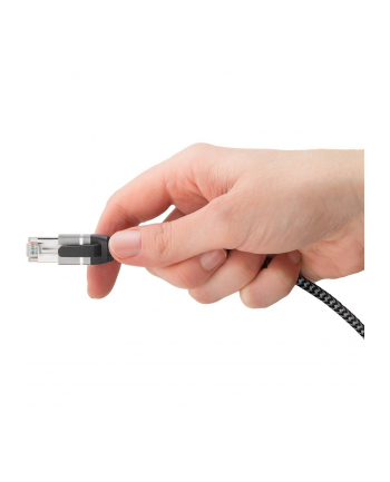 Goobay Ethernet adapter cable USB-A 3.2 Gen1 > RJ-45 (black/grey, 5 meters)