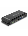 DeLOCK DisplayPort 1.4 KVM Switch, 8K 60Hz, USB 3.2 Gen 1, Audio, KVM Switch (grey/black) - nr 6