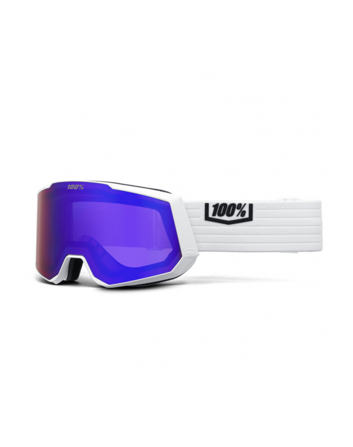 100% 100percent SNOW - SNOWCRAFT XL Goggle White HiPER Violet Mirror główny
