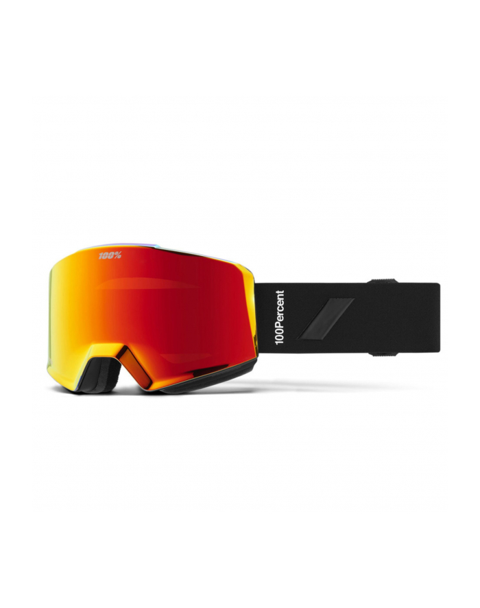 100% 100percent SNOW - NORG HiPER Essential Black Red ML Mirror główny