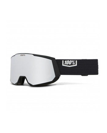 100% 100percent SNOW - SNOWCRAFT XL Black HiPER Silver Mirror nr 1