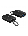 goobay power bank 10,000 mAh, integrated USB-C cable 13cm, 20 watt black, 10 Ah, 1x USB-A, 2x USB-C, PD, QC - nr 9
