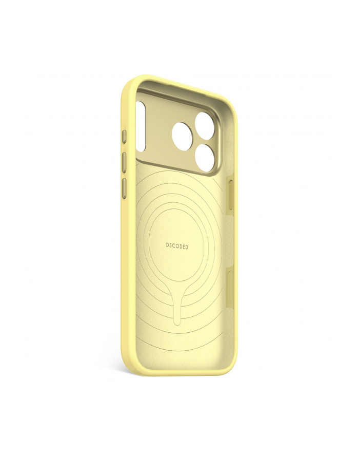 Decoded AntiMicrobial Silicone Backcover iP 17 Pro Max Yellow główny