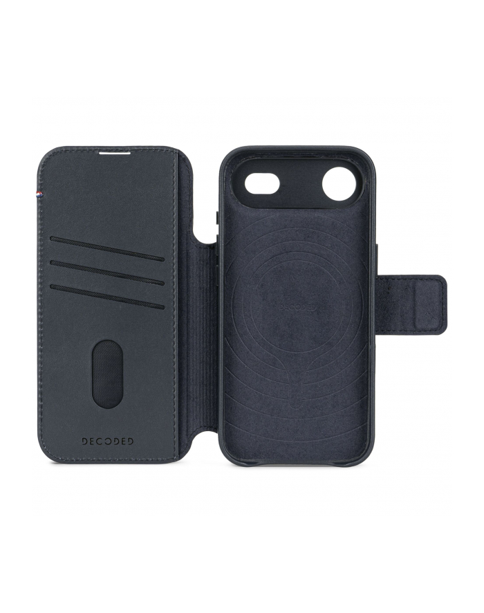 Decoded Leather Detachable Wallet iPhone 17 Air Navy Shadow główny