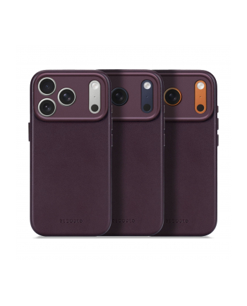 Decoded Leather Backcover iPhone 17 Pro Max Dark Ruby