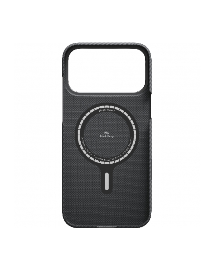 Pitaka Ultra-Slim Case for iPhone 17 Pro Black/Grey Twill główny