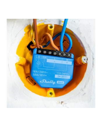 Shelly 1 Gen3, relay (blue, pack of 2)