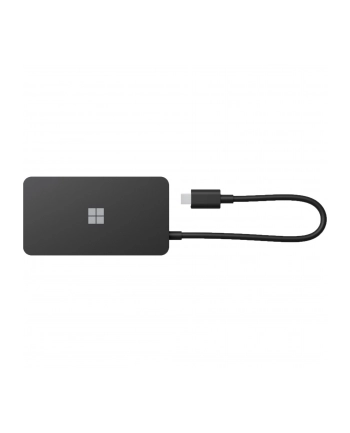 Microsoft Surface USB-C Travel Hub (black, HDMI, RJ-45, USB-A, USB-C)