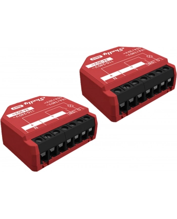 Shelly 1PM Gen3, relay (red, pack of 2)