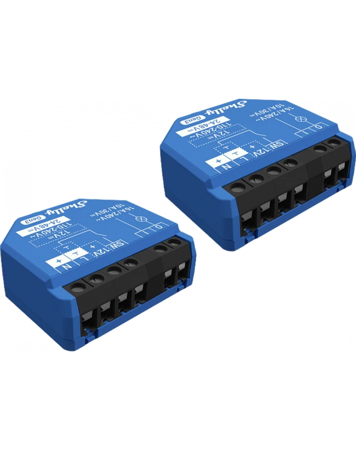 Shelly 1 Gen3, relay (blue, pack of 2) główny