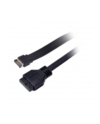 SILVERSTONE TECHNOLOGY SILVERSTONE G11313530-RT - ULEPSZENIE PORTU WE/WY DO USB 3.1 GEN2 (10 GB/S), ZŁĄCZE TYPU C, ELASTYCZNE PŁASKIE KABLE  ()