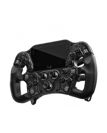 Asetek SimSports Invicta Formula Lenkrad 4,3-Zoll-LCD, USB-C - Black on Black Edition