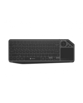 Klawiatura bezprzewodowa Natec Turbot 2 US do Smart TV bezprzewodowa BT + 2,4 GHz X-Scissors z touchpadem slim