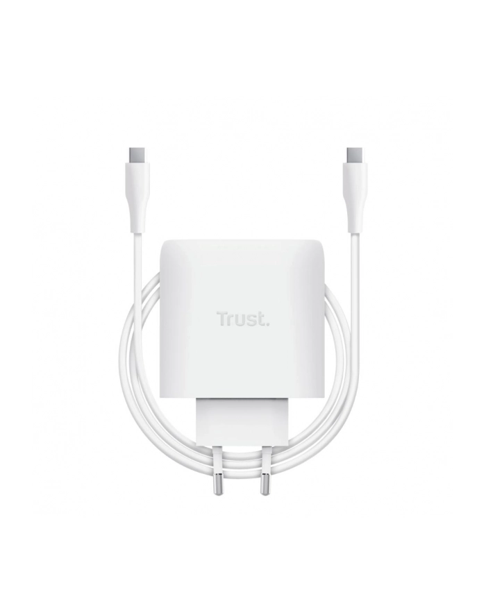 trust Ładowarka MAXO GaN 65W USB-C Biała główny