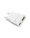 Ładowarka sieciowa, Ładowarka do laptopów Natec Ribera Gan Slim 1x USB-A + 1x USB-C 20W biała - nr 1
